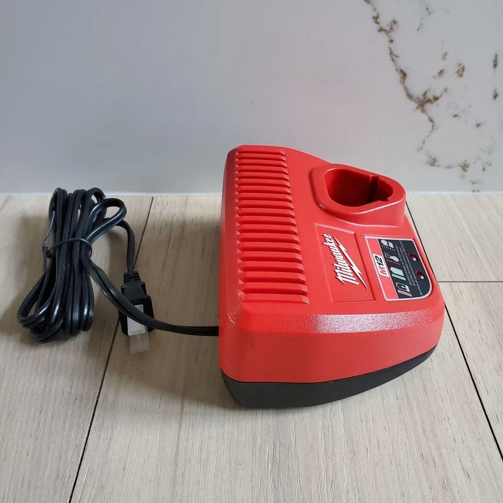 Milwaukee M12 12V Battery Charger Red 48-59-2401 Power Tool Corded OEM Dock